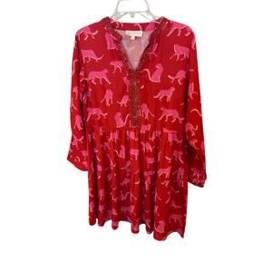 Sheridan French Abigail dress merry cherry -medium